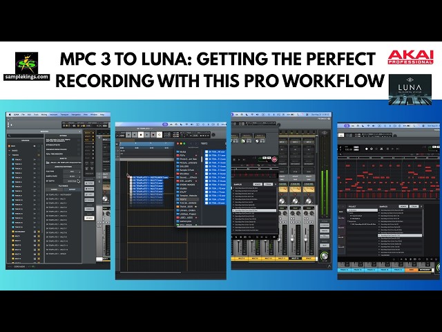 THE AKAI MPC3 TO LUNA: GETTING THE PERFECT RECORDING WITH THIS WORKFLOW!