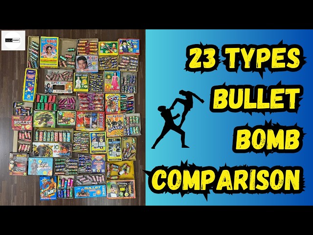23 types Bullet Bomb Stash 2026 😱 Diwali Loudest Cracker Unboxing
