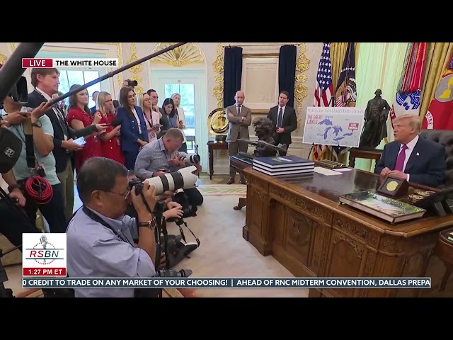 FULL EVENT: President Trump Signs Executive to Rename Lake Ontario to Lake America - 08/27/26