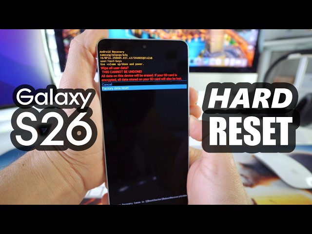 How To Hard Reset Samsung Galaxy S26 - Factory Reset