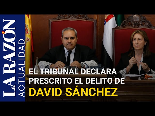 The presiding judge in David Sánchez's trial has had enough: "The court isn't interested in..."