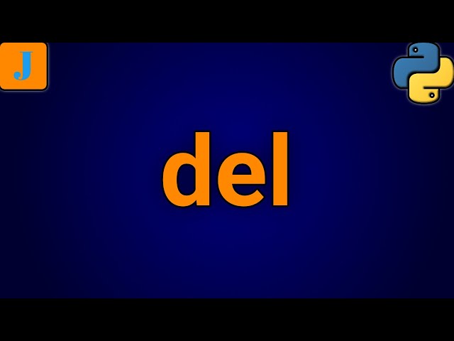 Python del