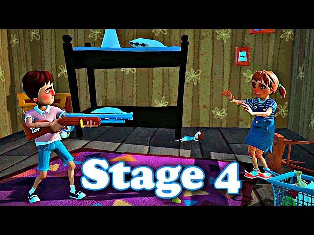 HELLO NEIGHBOR: Hide & Seek - Stage 4 Walkthrough | ALL Brains Locations