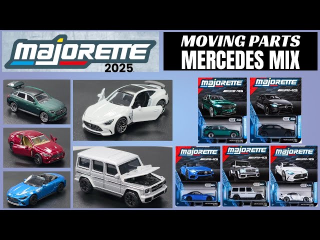 Majorette 2025 Mercedes Moving Parts Mix