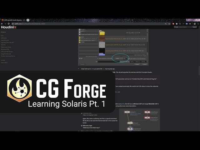 Learning Solaris - Part I - CG Forge