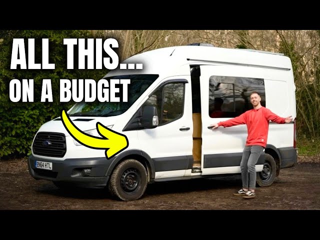 A Full Tour of my DIY Ford Transit BUDGET Camper Conversion