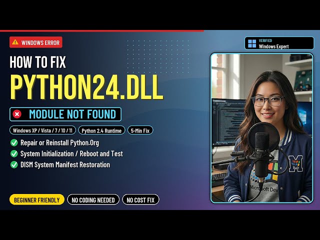 Fix python24.dll Error!