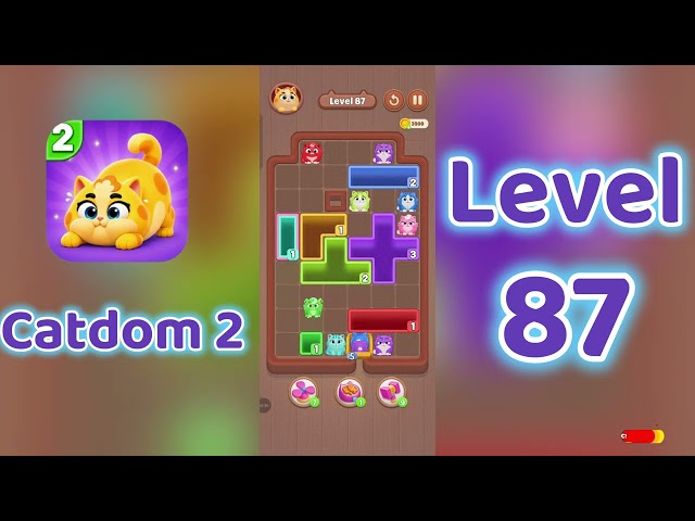 Catdom 2 Level 87 walkthrough 🐱 | SolutionGuruji