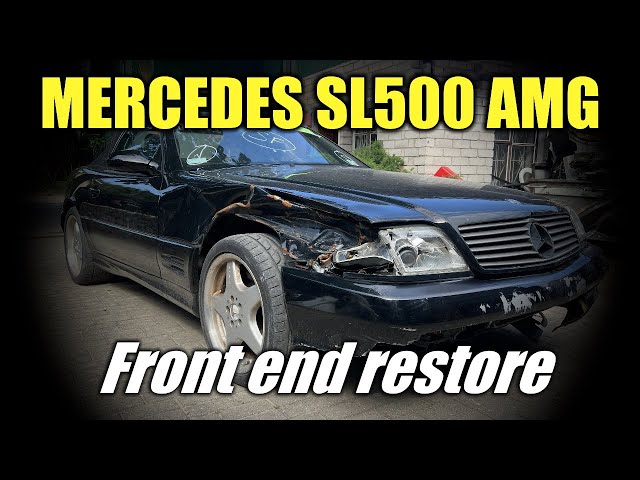 Mercedes SL500 (R129). Front end restore. Ремонт переда.