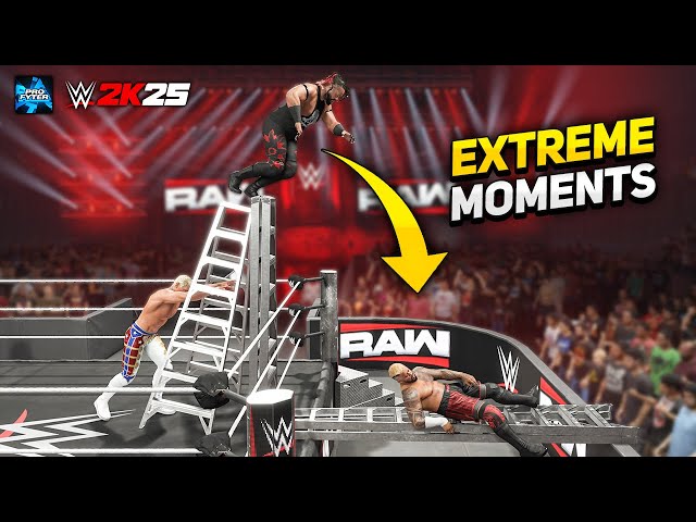 WWE 2K25 50+ Extreme Moments | THIS GAME IS INSANE, for real! 🤯