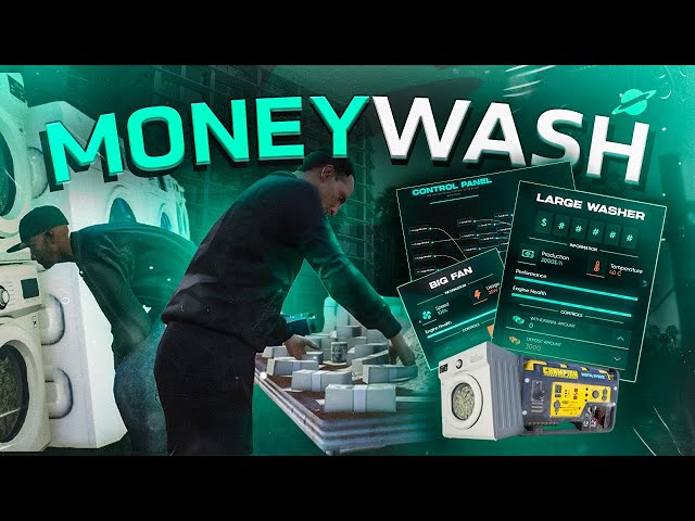 🚨 ALL IN ONE Money Wash FiveM Script | Realistic Illegal Business System
