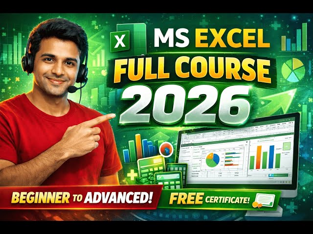 FONT SIZE IN MS EXCEL | MS EXCEL FULL COURSE 2026 #excel #exceltutorial #exceltricks