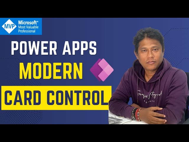 Power Apps Modern Card Control Explained | Display SharePoint Data with Card Controls