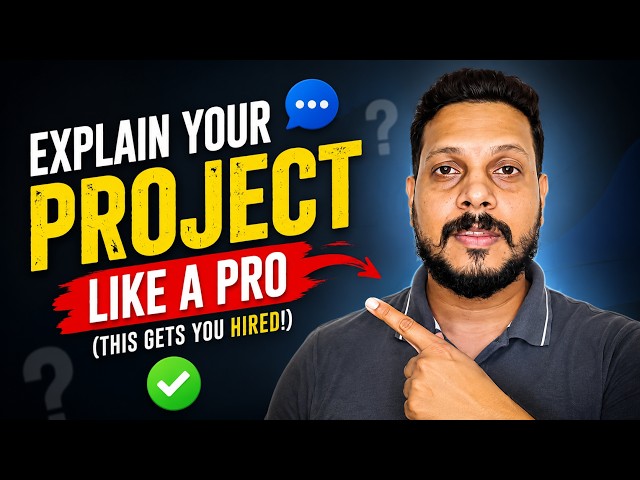 How to Explain Your Project in a Software Interview | Frontend & Developer Interview Tips