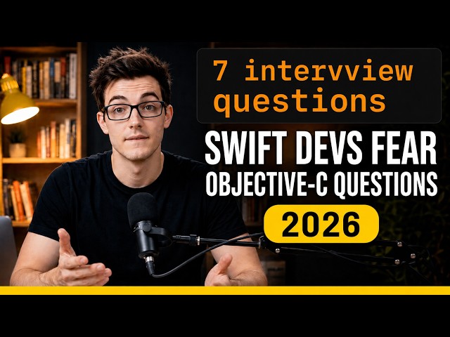 Objective-C Is Still on iOS Interviews in 2026 - 7 Questions