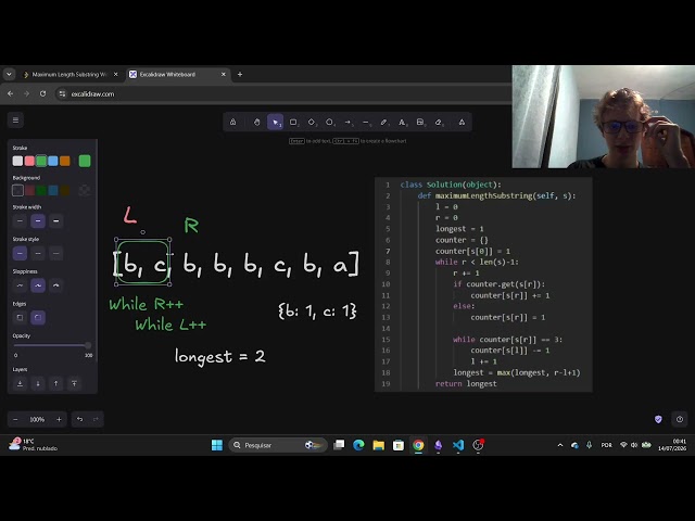 Solving Leetcode's 3090 problem with Sliding Window