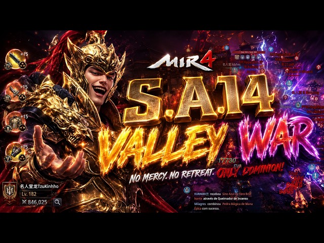 S,.A14 VALLEY WAR | HOF ALL STAR VS RESISTANCE ALL STAR | Zuzukinho POV | Mir4
