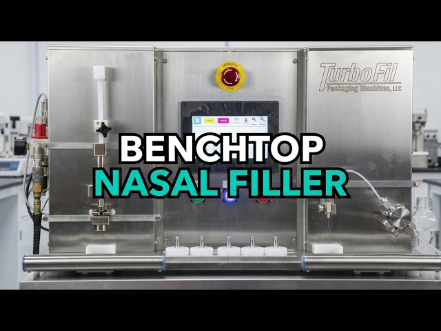 Benchtop Unit Dose Nasal Spray Filling & Stoppering Machine | TurboFil