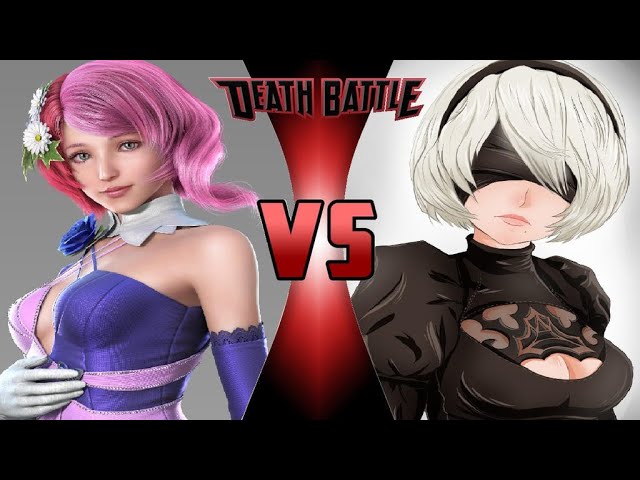 2B & 9S from Nier vs Alisa from TEKKEN Battle of the Androids in WWE