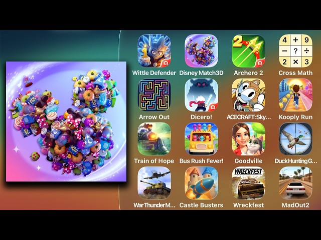 Disney Magic Match 3D - Latest New Game Update - Gameplay, Walkthrough (iOS,Android) Part 1