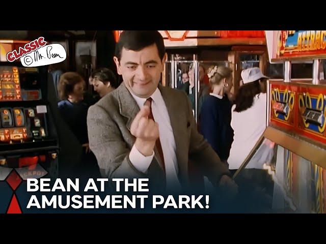 Bean's CHAOS At The AMUSEMENT PARK! | Classic Mr Bean