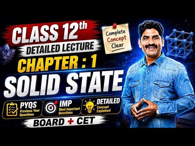 Solid State | Part 01 | Live session | Sahyadri Tutorials