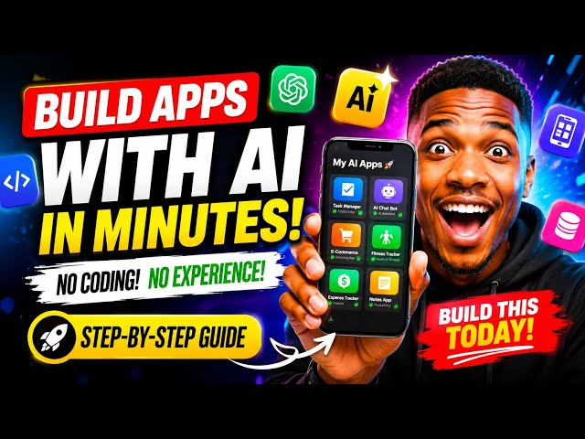 How to Create a Website & App with AI in Minutes (No Coding) | Full AI App Builder Tutorial