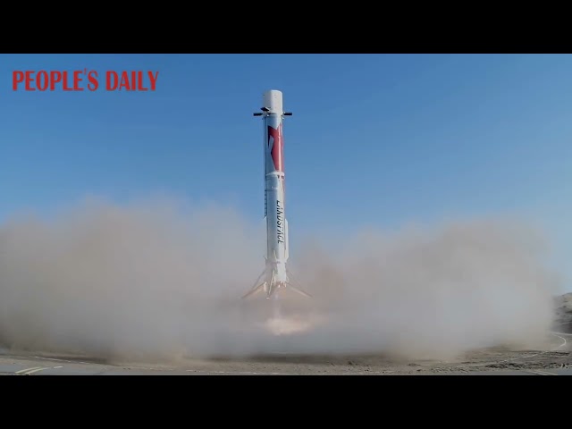 China launched the reusable rocket Zhuque-3 on Wednesday morning.