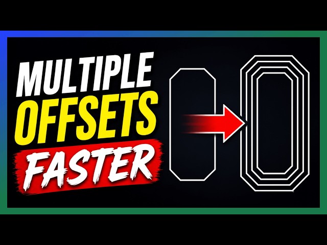 AutoCAD Offset Command Trick You Need to Know