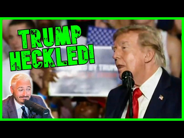 Trump ENTRA EN PÁNICO cuando un manifestante LO LLAMA P*DÓFILO EN UN MITIN!! The Kyle Kulinski Show