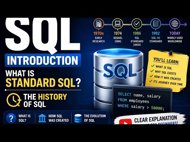 Why SQL is a standard #sql #sqlbasics #sqlserver #sqlstandard