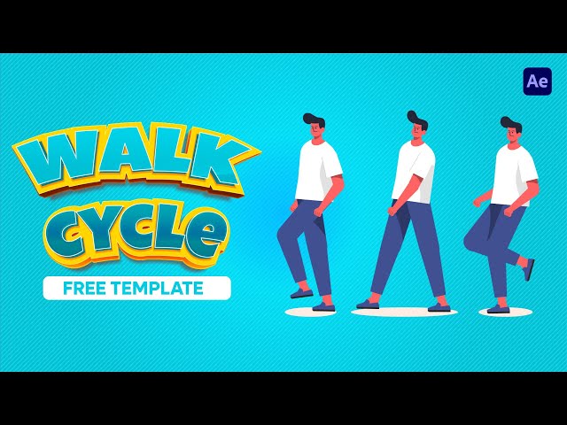 Learn Walk Cycle Animation in After Effects (Beginner tutorial)