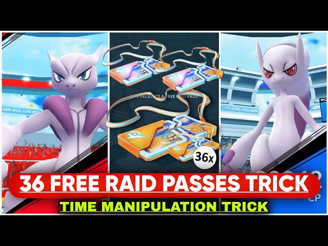36 FREE Raid Passes Trick For Global Go Fest 2026 | 50+ Mega Mewtwo X & Y Raids