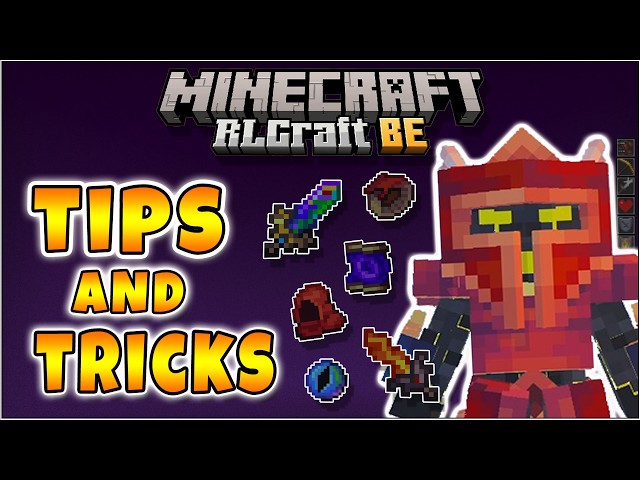 BEST TIPS AND TRICKS  | A FULL GUIDE for RLCraft Bedrock Edition