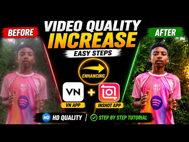 How To Increase Video Quality in VN App & InShot | HD Video Tutorial