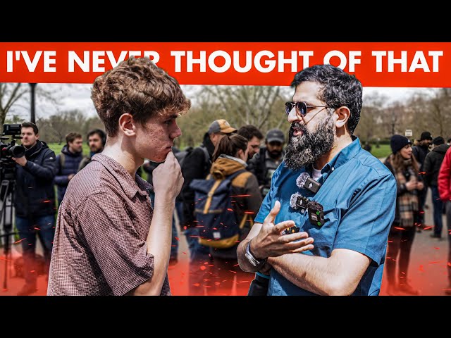 Intelligent Agnostic Hears New Argument For God l Speakers Corner