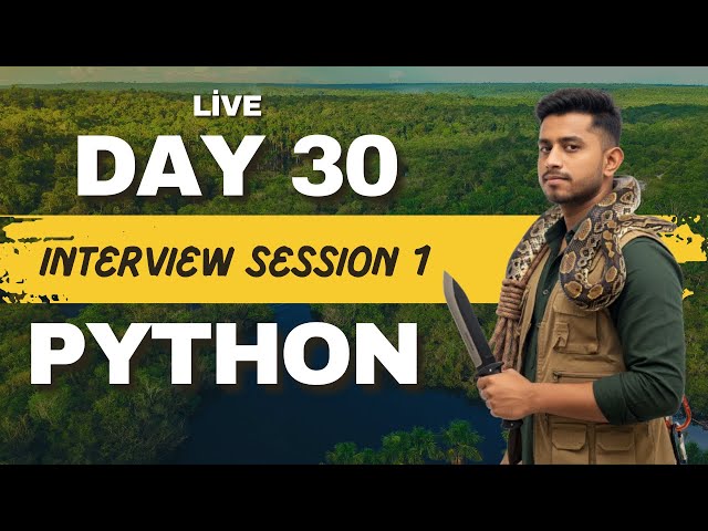 Python Interview Questions | Part 1| Day 14 | Full Python Course In मराठी