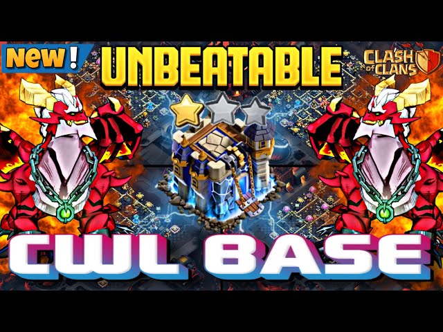 *TOP 10 BEST TH18 CWL BASE* + LEGEND BASES WITH COPY LINKS + DEFENCE REPLAY ||TH18 CWL ANTI 3 BASE