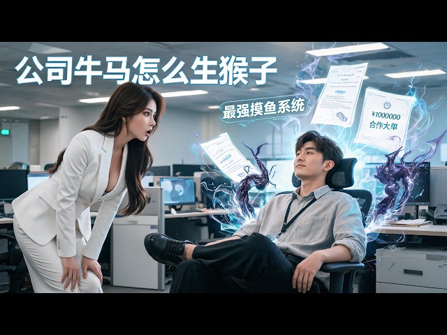 美女总裁没想到，眼前这个摸鱼的小伙，竟然是传说中的业务大神！只因他觉醒最强摸鱼系统！获得无上能力，轻松拿下百万大单！【公司牛马怎么生猴子】