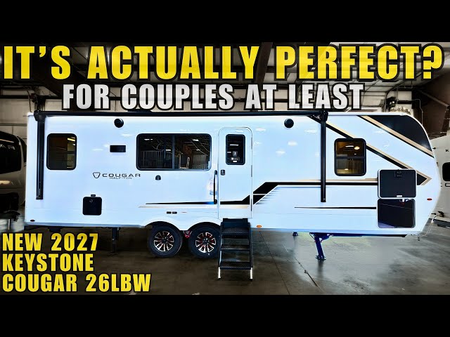 Is this the PERFECT RV floor plan layout? 2027 Keystone Cougar 26LBW travel trailer RV tour
