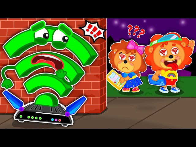 Little Lion | Internet Addiction | Cartoons | Video for Kids