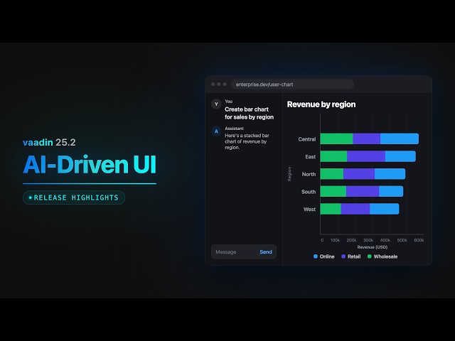 Vaadin 25.2 Release Highlights: End-User AI-driven UI & Native Browser APIs