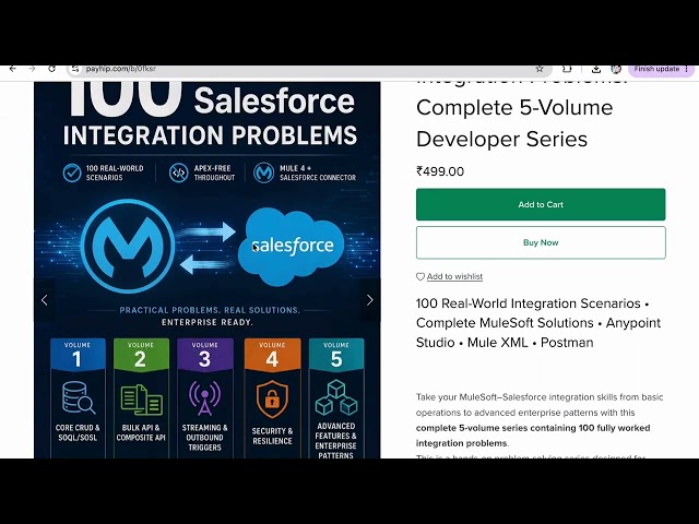 100 MuleSoft–Salesforce Integration Problems | Complete 5-Volume Series | MuleSoft + Salesforce