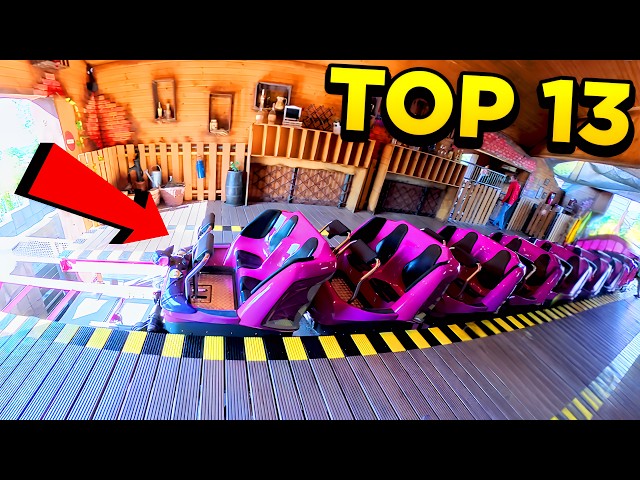 Top 13 fastest roller coasters in Poland | 2025 epic smooth POV rides