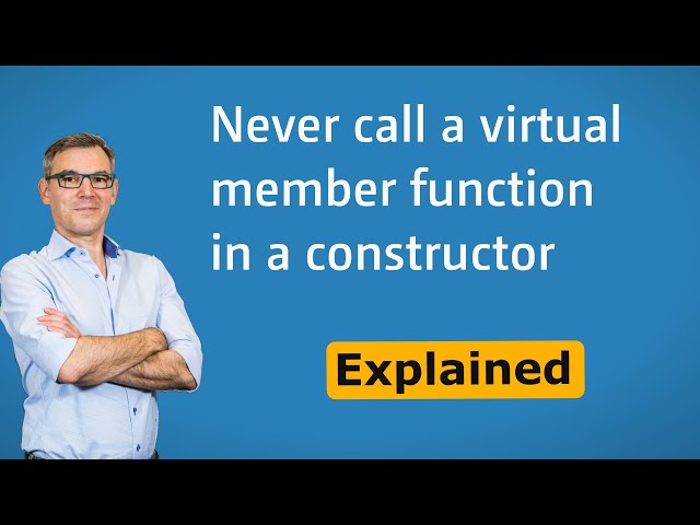 C++ Insights - Episode 72: Why you should never call a virtual member function in a constructor