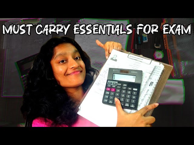 CA Exam Hall essentials ✅ + rules of exam hall | don't miss ⚠️⚠️⚠️