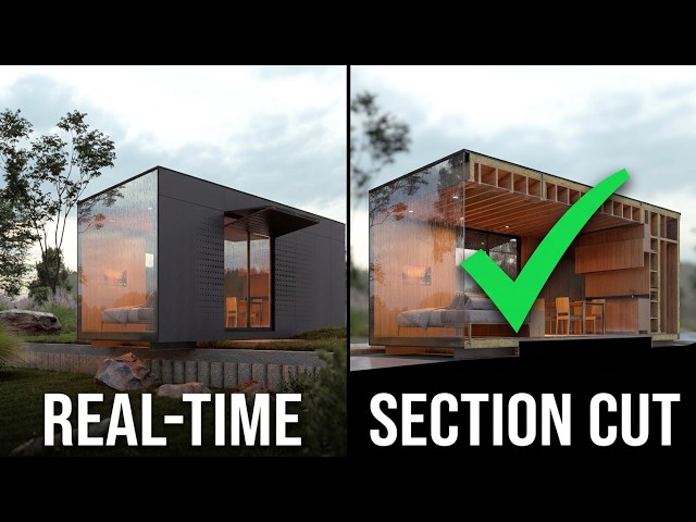 D5 Render 2 5 Overview Tutorial   How to use Real time Caustics, Section, Presets, SketchUp LiveSync