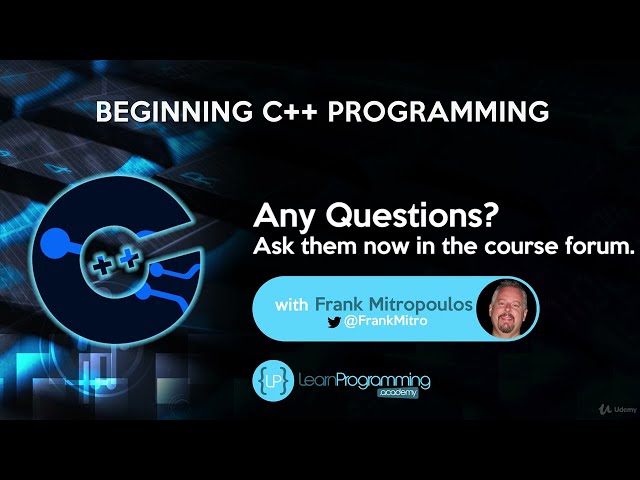 Beginning of C++ Programming: Master C++ Basics Step-by-Step with Frank Mitropoulos part -3 