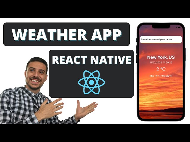 🔴  React Native Weather App || React Native Project || React Native Tutorial