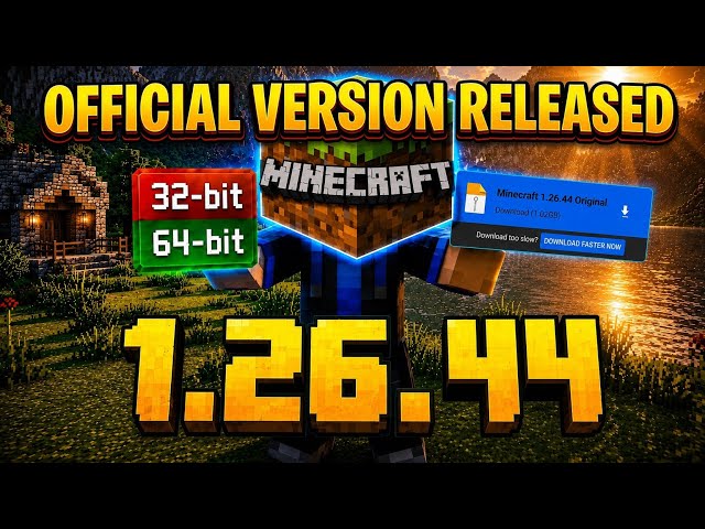 Minecraft Latest Patch 1.26.44 | Minecraft Latest Version Patch 1.26.44 HOTFIX UPDATE